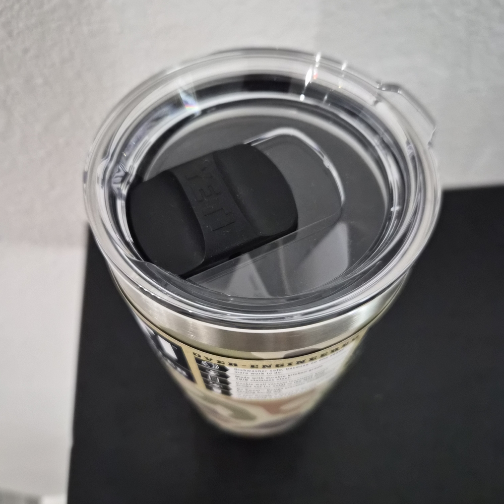 Yeti Rambler 20oz Tumbler - Camo Green Tan Brown - Picture 4 of 4